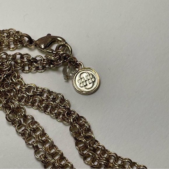 Dana Buchman Long Gold and Black Multi-Strand Chain Necklace - Picture 6 of 6